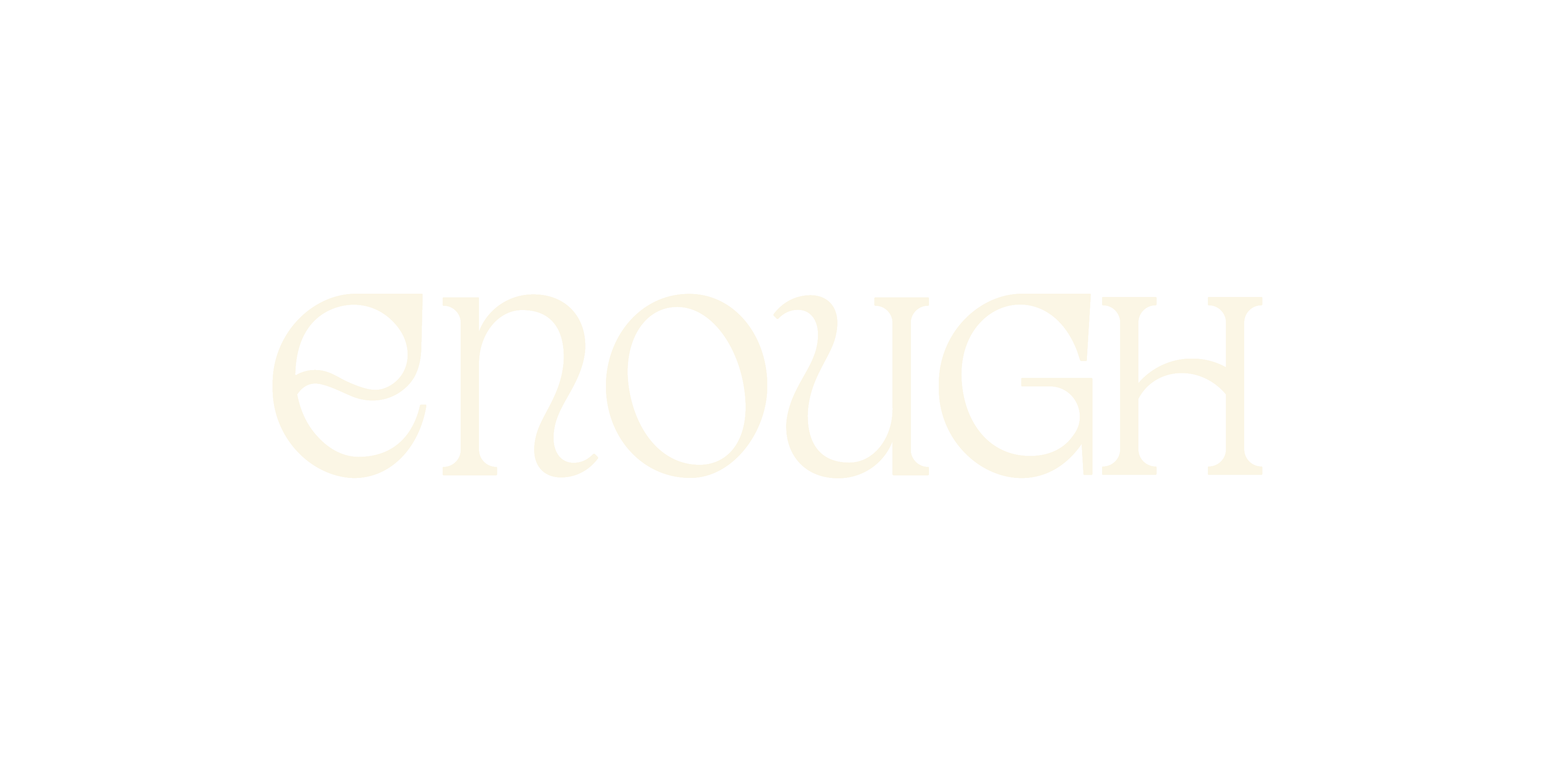 Enough